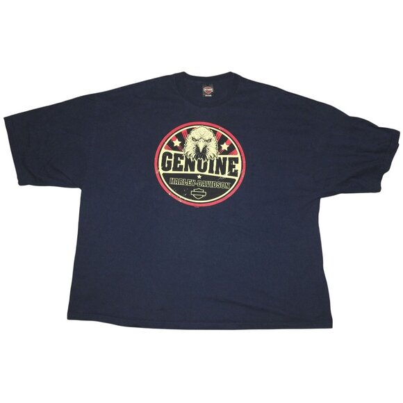 Vintage 2012 Harley-Davidson Motorcycles Nassau Bahamas T-Shirt 5XL Eagle - Picture 1 of 7